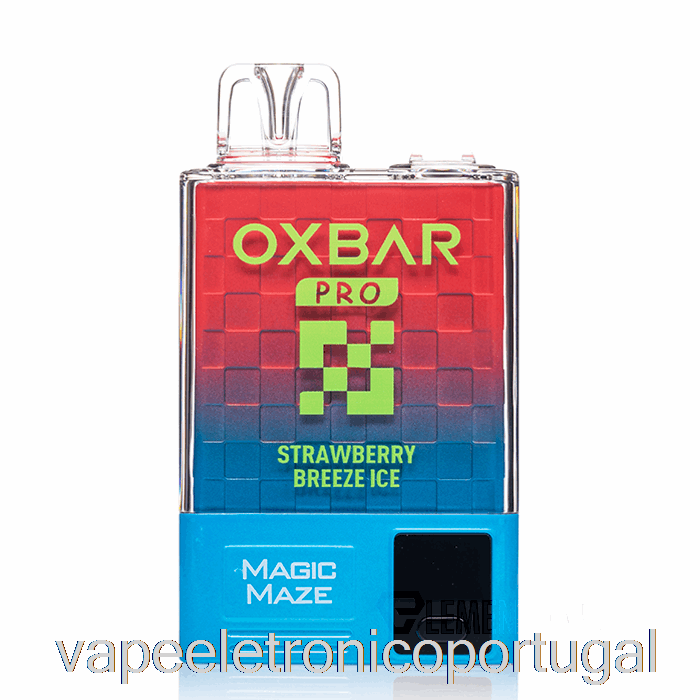 Vape Eletrônico Oxbar Magic Maze Pro 10000 Descartável Morango Brisa Gelo - Suco De Vagem